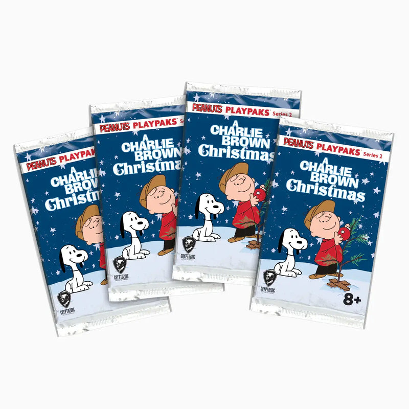 2025 Cryptozoic Peanuts Playpaks Series 2: Charlie Brown Christmas Gravity Feed Box - Non-Sports Card Box