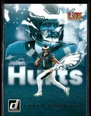 2025 Donruss #1 Jalen Hurts Super Bowl MVP Philadelphia Eagles - Football Card Single
