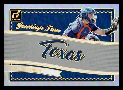 2025 Donruss #10 Malcolm Moore Greetings From Texas - Baseball Card Single