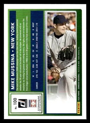 2025 Donruss #100 Mike Mussina - Baseball Card Single
