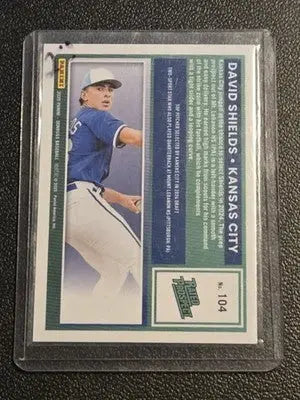 2025 Donruss #104 David Shields Green #/199 - Baseball Card Single