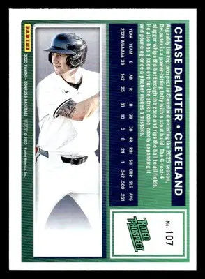 2025 Donruss #107 Chase DeLauter - Baseball Card Single