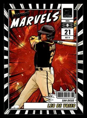 2025 Donruss #11 Leo De Vries Marvels - Baseball Card Single