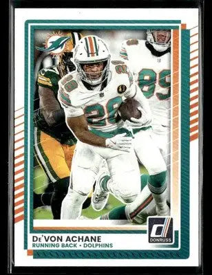2025 Donruss #110 De’Von Achane - Football Card Single