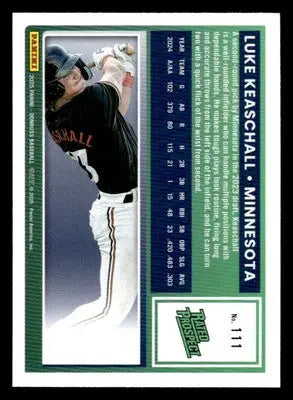 2025 Donruss #111 Luke Keaschall Optic - Baseball Card Single