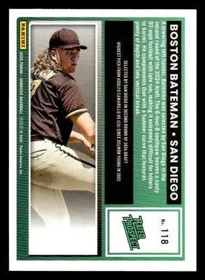 2025 Donruss #118 Boston Bateman - Baseball Card Single