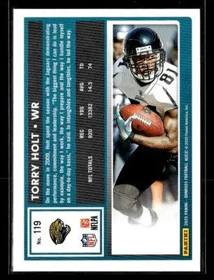2025 Donruss #119 Torry Holt - Football Card Single