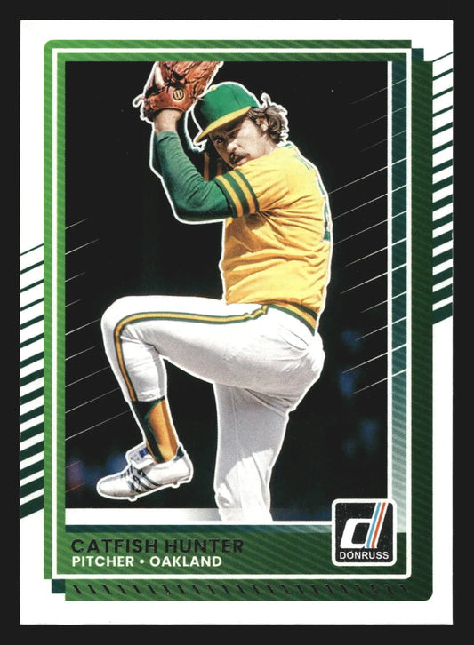 2025 Donruss #12 Catfish Hunter Oakland Athletics HOF - Baseball Card Single