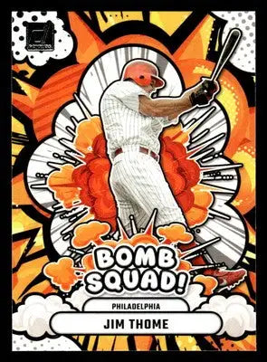 2025 Donruss #12 Jim Thome Bomb Squad - Baseball Card Single