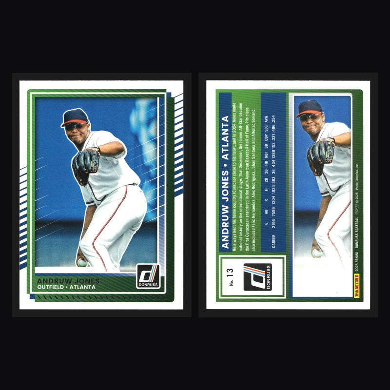 2025 Donruss #13 Andruw Jones Atlanta HOF