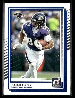 2025 Donruss #133 Isaiah Likely - Football Card Single