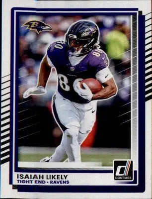 2025 Donruss #133 Isaiah Likely - Football Card Single