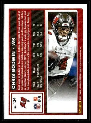 2025 Donruss #134 Chris Goodwin Press Proof Red Tampa Bay Buccaneers - Football Card Single