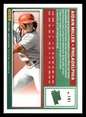 2025 Donruss #141 Aidan Miller Optic - Baseball Card Single