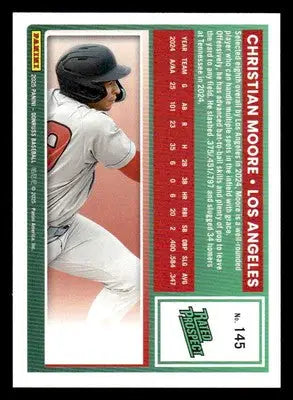 2025 Donruss #145 Christian Moore Blue - #081/149 - Baseball Card Single