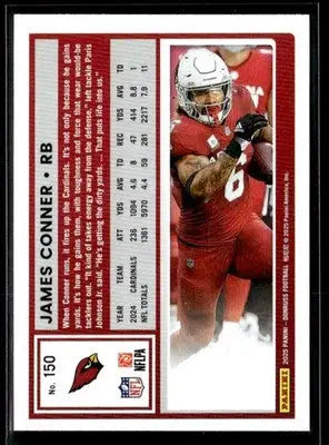2025 Donruss #150 James Conner - Football Card Single