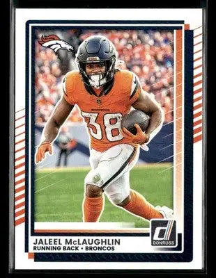 2025 Donruss #151 Jaleel McLaughlin - Football Card Single