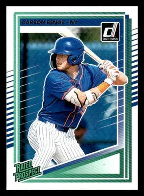 2025 Donruss #158 Carson Benge - Baseball Card Single