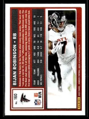 2025 Donruss #160 Bijan Robinson - Football Card Single
