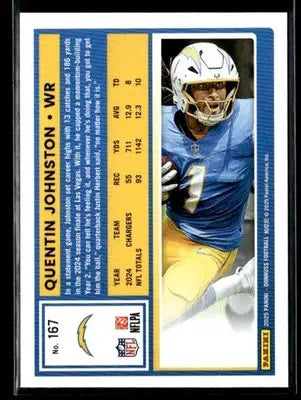 2025 Donruss #167 Quentin Johnston - Football Card Single