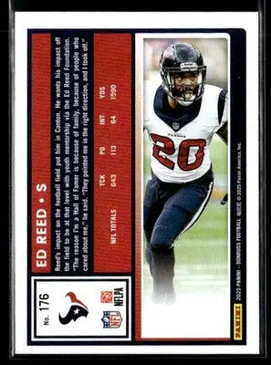 2025 Donruss #176 Ed Reed - Football Card Single