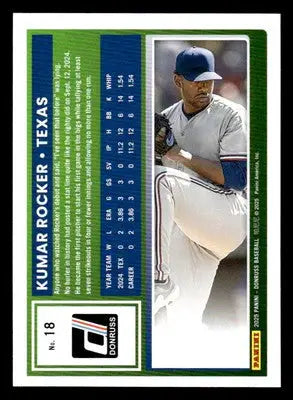 2025 Donruss #18 Kumar Rocker - Baseball Card Single