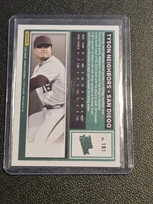 2025 Donruss #181 Tyson Neighbors Green #/199 - Baseball Card Single