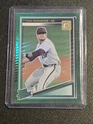 2025 Donruss #181 Tyson Neighbors Green #/199 - Baseball Card Single