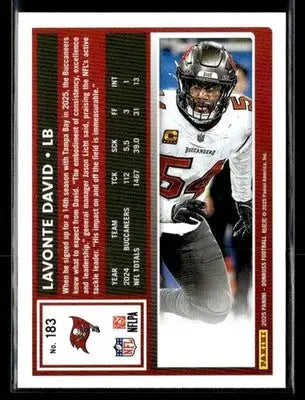 2025 Donruss #183 Lavonte David - Football Card Single