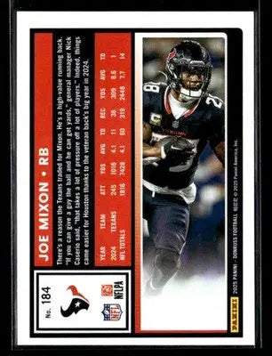 2025 Donruss #184 Joe Mixon - Football Card Single