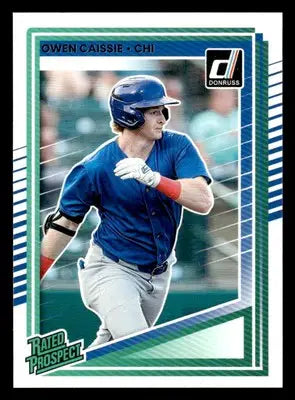 2025 Donruss #186 Owen Caissie - Baseball Card Single
