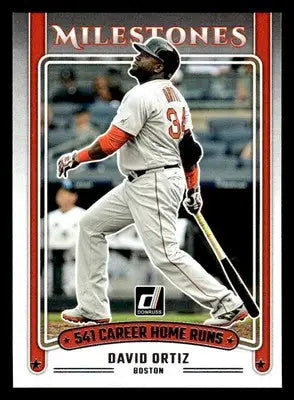 2025 Donruss #19 David Ortiz Milestones - Baseball Card Single