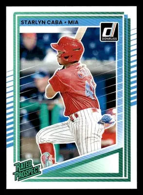 2025 Donruss #197 Starlyn Caba - Baseball Card Single
