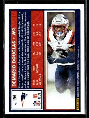 2025 Donruss #199 Demario Douglas - Football Card Single