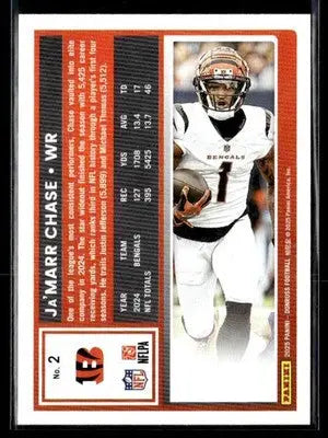 2025 Donruss #2 Ja’Marr Chase - Football Card Single