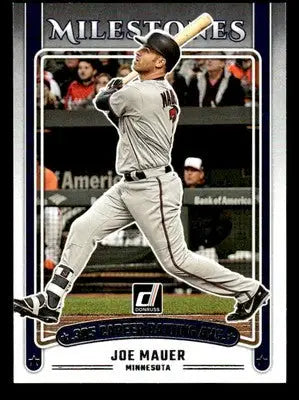 2025 Donruss #20 Joe Mauer Milestones - Baseball Card Single
