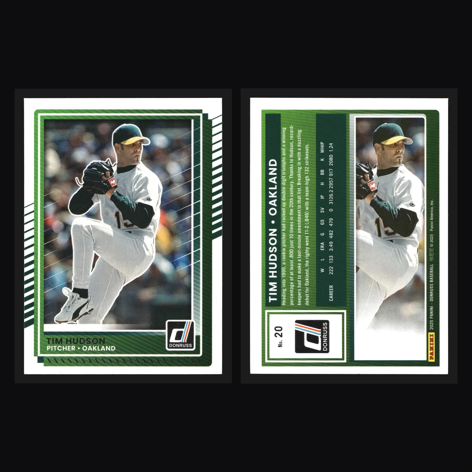 2025 Donruss #20 Tim Hudson Oakland Athletics - Baseball Card Single