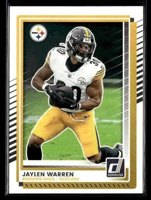 2025 Donruss #200 Jaylen Warren - Football Card Single
