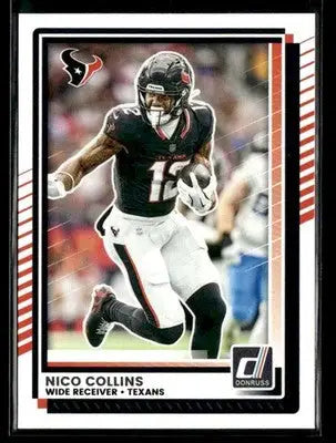 2025 Donruss #206 Nico Collins - Football Card Single