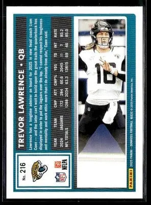 2025 Donruss #216 Trevor Lawrence - Football Card Single
