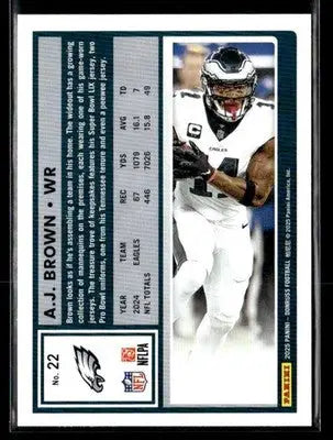 2025 Donruss #22 AJ Brown - Football Card Single