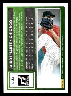 2025 Donruss #22 Jairo Iriarte - Baseball Card Single