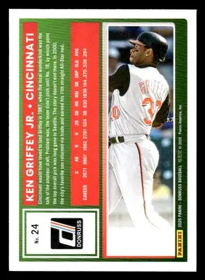 2025 Donruss #24 Ken Griffey Jr - Baseball Card Single