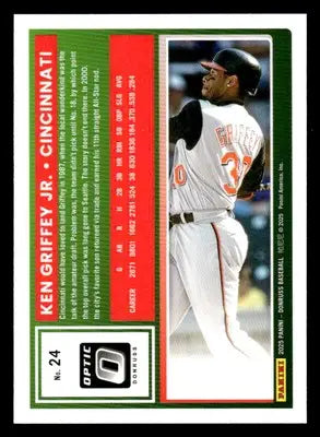2025 Donruss #24 Ken Griffey Jr Optic - Baseball Card Single