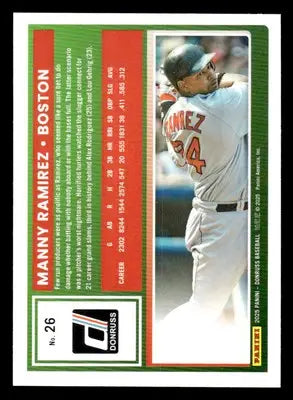 2025 Donruss #26 Manny Ramirez - Baseball Card Single