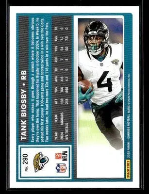 2025 Donruss #290 Tank Bigsby - Football Card Single