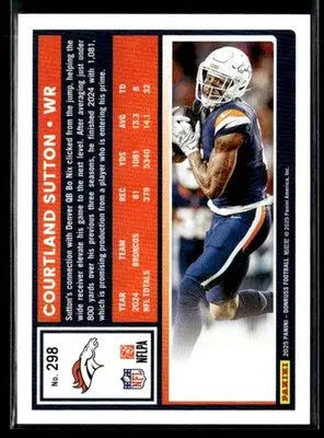 2025 Donruss #298 Courtland Sutton - Football Card Single