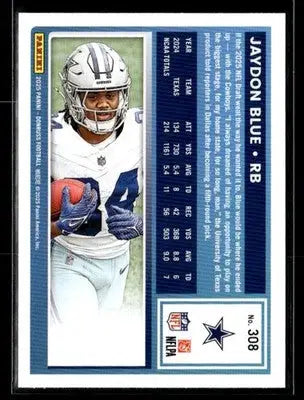 2025 Donruss #308 Jaydon Blue Rated Rookie - Football Card Single