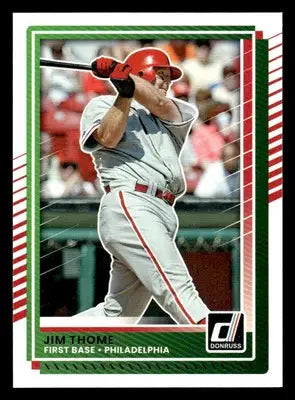 2025 Donruss #31 Jim Thome - Baseball Card Single