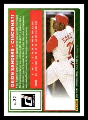 2025 Donruss #32 Deion Sanders - Baseball Card Single